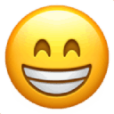 beaming face with smiling eyes